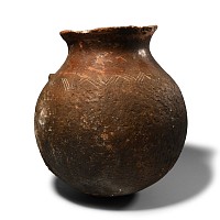 Large Cypriot Brown Ware Storage Jar