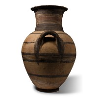 Very Large Cypriot Bichrome Ware Pottery Amphora