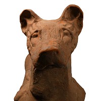 Very Large Chinese Han Terracotta Guardian Dog
