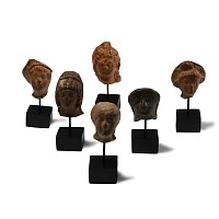Greek Terracotta Head Collection
