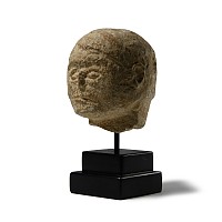 Romano-Celtic Marble Head of a Warrior