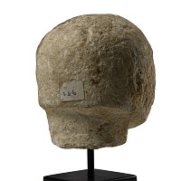 Romano-Celtic Marble Head of a Warrior