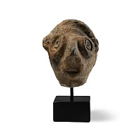 Large Syro-Hittite Terracotta Idol Head