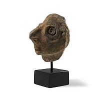 Large Syro-Hittite Terracotta Idol Head