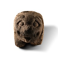 Pre-Columbian Mayan Carved Stone Panther Statue