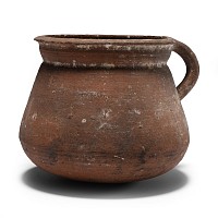 Greek Brown Ware Terracotta Cup