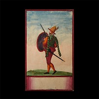 Watercolour Painting of a Soldier