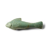 Egyptian Faience Fish Amulet