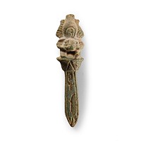 Egyptian Faience Wadj Amulet