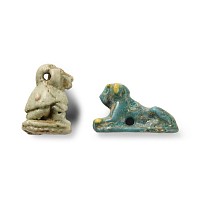 Egyptian Faience Amulet Group