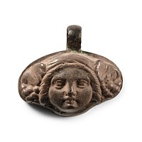 Roman Silver Dionysus Pendant