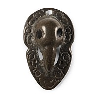 Viking Bronze Raven's Head Mount