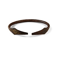 Roman Gilt Bronze Snake-Headed Bracelet