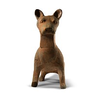 Chinese Han Terracotta Guardian Dog Statue