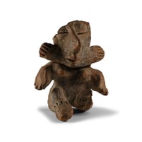 Pre-Columbian Terracotta Seated Female Figure