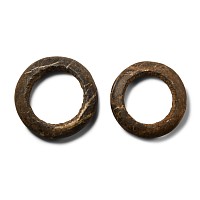 West African Veined Hombori Stone Elbow War Bracelet Pair