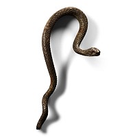 Hellenistic Style Silver Snake Decoration