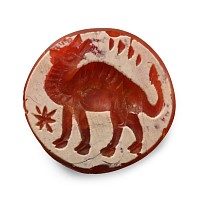 Carnelian Gemstone with Camel