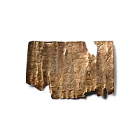 Western Asiatic Silver Magical Scroll with Greek Inscription