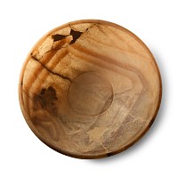 Egyptian Alabaster Bowl with Incised Inner Circle