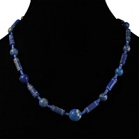 Bactrian Style Lapis Lazuli Bead Necklace