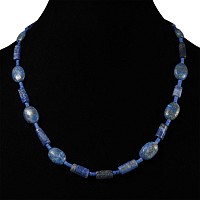Bactrian Style Lapis Lazuli Bead Necklace