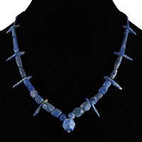 Bactrian Style Lapis Lazuli Bead Necklace