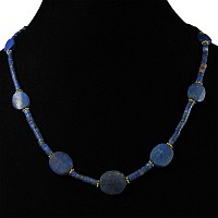 Bactrian Style Lapis Lazuli Bead Necklace