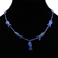 Bactrian Style Lapis Lazuli Bead Necklace
