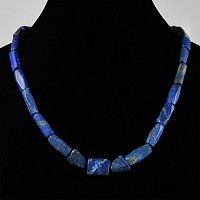 Bactrian Style Lapis Lazuli Bead Necklace