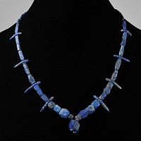 Bactrian Style Lapis Lazuli Bead Necklace