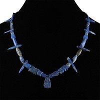 Bactrian Style Lapis Lazuli Bead Necklace
