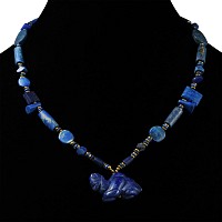 Bactrian Style Lapis Lazuli Bead Necklace