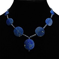 Bactrian Style Lapis Lazuli Bead Necklace