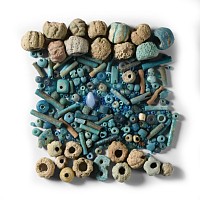 Egyptian Mixed Faience Bead Group
