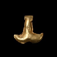 Viking Age Gold Hammer Pendant