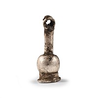 Egyptian Silver Poppy Head Amulet