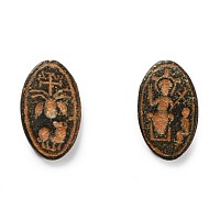Byzantine Bifacial Gemstone with Religious Scenes