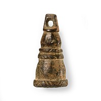 Byzantine Bronze Stamp Seal with Floriate Cross Monogram