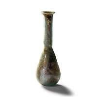 Roman Iridescent Glass Unguentarium