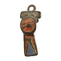 Roman Enamelled Bronze Bow-and-Fantail Brooch