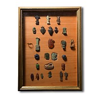 Egyptian Hardstone and Faience Amulets and Other Items
