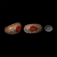 Roman Silver Ring with Hound Gemstone