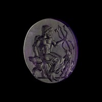 Amethyst Seated Jupiter Gemstone