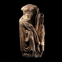 Roman Marble Draped Female Torso