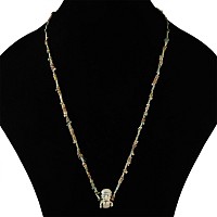 Egyptian Faience Mummy Bead Necklace