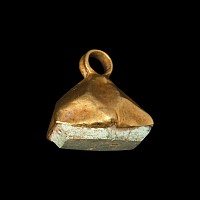 Egyptian Gold Mounted Feldspar(?) Pendant