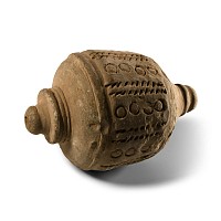 Turco-Mongol 'Greek Fire' Ceramic Fire Bomb or Hand Grenade