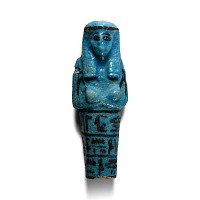 Egyptian Faience Shabti for Nesy-Amun