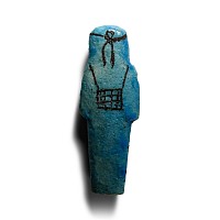Egyptian Faience Shabti for Nesy-Amun